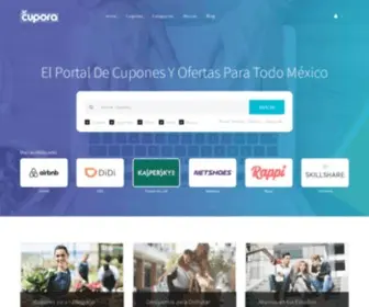 Cupora.com.mx(Cupones de Descuento) Screenshot