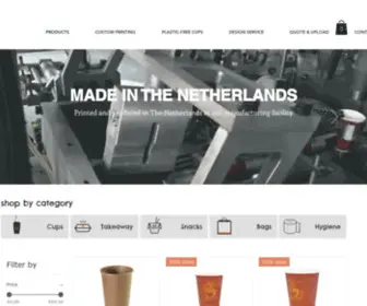 Cupplus.nl(Koffiebekers Bedrukken) Screenshot