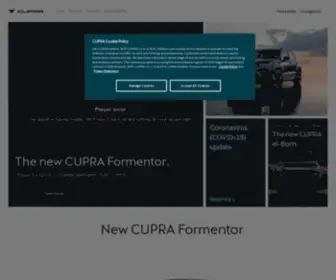 Cupraofficial.ie(CUPRA Ireland) Screenshot