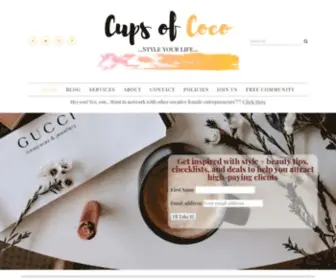 Cupsofcoco.com(Cups of Coco) Screenshot