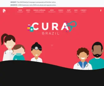 Curabrazil.org(Cura Brasil) Screenshot
