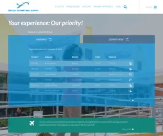 Curacao-Airport.com(Curacao Airport Partners) Screenshot