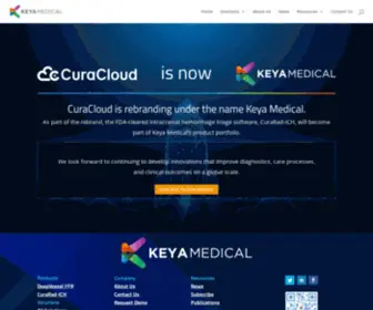 Curacloud.net(CuraCloud is now Keya Medical) Screenshot