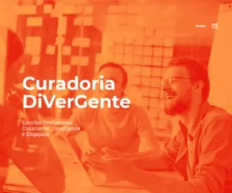 Curadoriadivergente.com(Curadoria DiVerGente) Screenshot