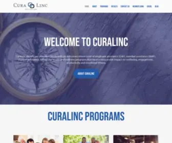 Curalinc.com(CuraLinc Healthcare) Screenshot