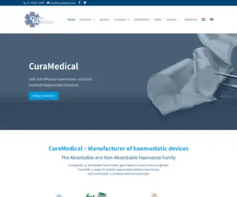 Curamedical.com(We help you to cure people) Screenshot