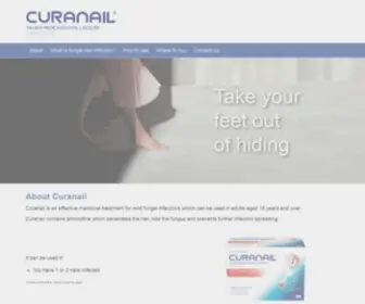 Curanail.co.uk(Discover information about Loceryl Curanail Lacquer and Loceryl Nail Gel) Screenshot