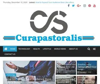 Curapastoralis.org(Your number one source for stories that matters to you) Screenshot