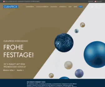 Curaprox.at(Shop Österreich) Screenshot