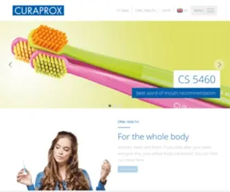 Curaprox.co.uk(Brushing your teeth with curaprox) Screenshot