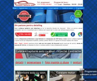 Curataretapiterieauto.ro(Curatare tapiterie auto Bucuresti la domiciliu) Screenshot