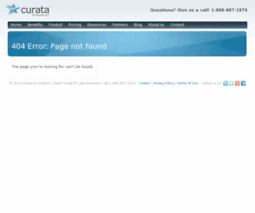 Curatasite.com(Curatasite) Screenshot