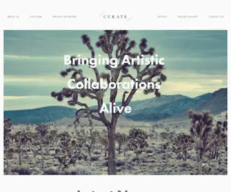 Curate-International.com(Curate International) Screenshot