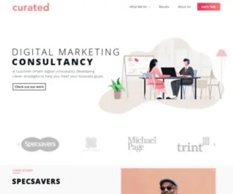 Curated-Digital.com(Digital Marketing Consultancy) Screenshot
