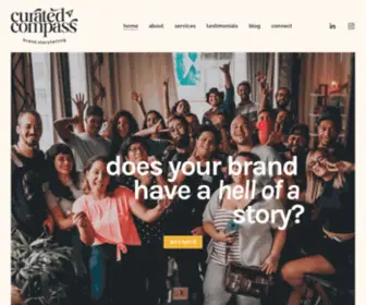 Curatedcompass.com(Curated compass) Screenshot