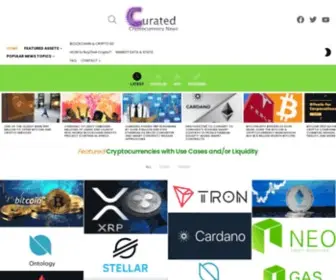 Curatedcryptocurrencynews.com(Curated Cryptocurrency News) Screenshot