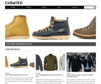 Curatedmenswear.com(Curated Menswear) Screenshot