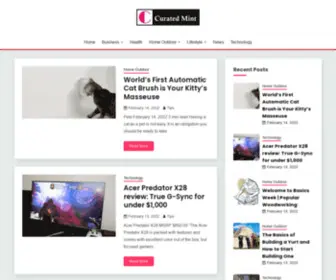 Curatedmint.com(Curated Mint) Screenshot