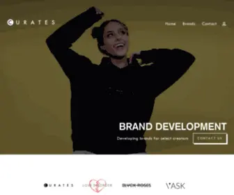 Curates.co(Los Angeles Based Brand Development) Screenshot