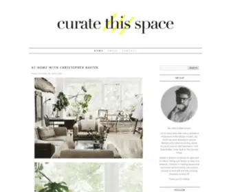 Curatethisspace.com(Curate this space) Screenshot