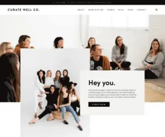Curatewell.co(Curate Well Co) Screenshot