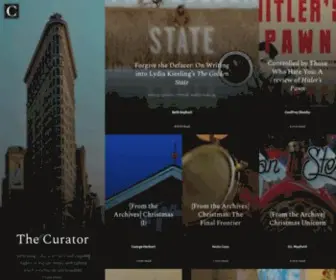 Curatormagazine.com(The Curator explores the meaning and matters of the heart and spirit reflected in cultural objects) Screenshot