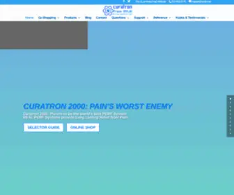 Curatron.com(Curatron PEMF Systems Pulsed Electromagnetic Therapy) Screenshot