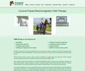 Curavet.com(Curavet PEMF therapy) Screenshot