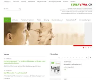 Curaviva.ch(CURAVIVA Schweiz) Screenshot