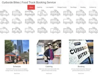 Curbsidebites.com(Southern California's Gourmet Food Truck Booking Service) Screenshot