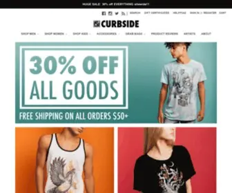 Curbsideclothing.com(Curbside Clothing) Screenshot