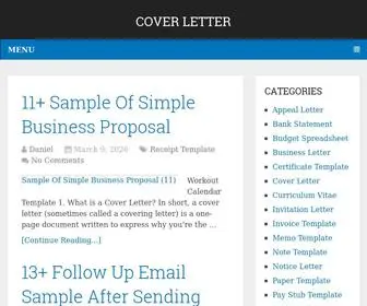 Curbsidemag.com(Cover Letter) Screenshot