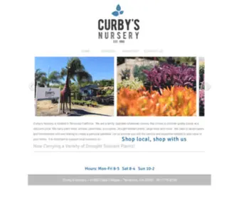 Curbysnursery.com(Curby's Nursery) Screenshot