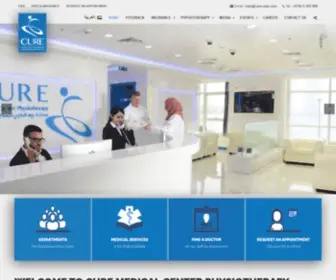 Cure-UAE.com(Cure Medical Center) Screenshot