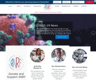 Curearthritis.org(The Arthritis National Research Foundation) Screenshot
