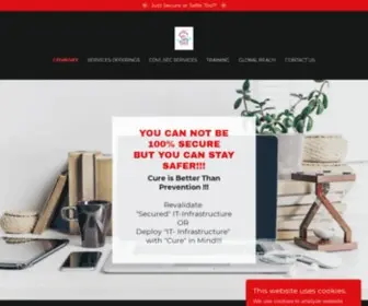 Curedsecure.com(Information Security) Screenshot