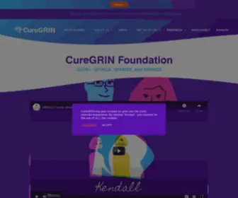 Curegrin.org(Cure GRIN) Screenshot