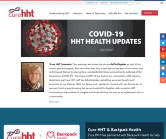 Curehht.org(HHT disease) Screenshot