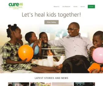 Cureinternational.ca(CURE International) Screenshot