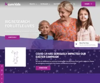 Curekids.org.nz(Cure Kids) Screenshot