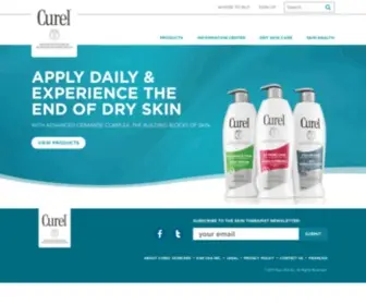 Curel.ca(Curel®) Screenshot