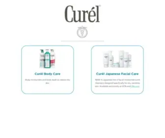 Curel.com(Country Selector) Screenshot