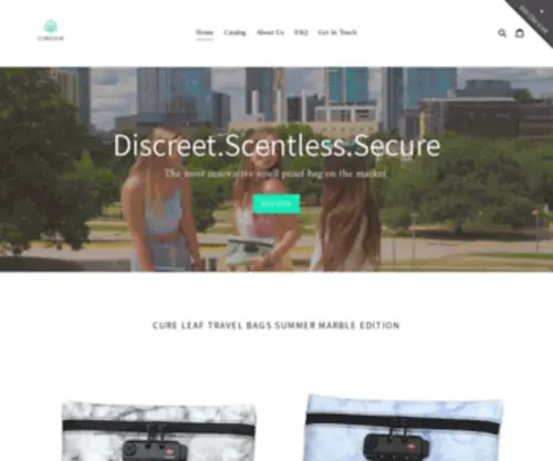 Cureleafbags.com(Cureleafbags) Screenshot