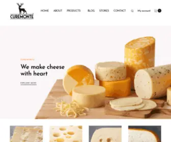 Curemonte.in(ARTISAN NATURAL CHEESE PRODUCERS) Screenshot