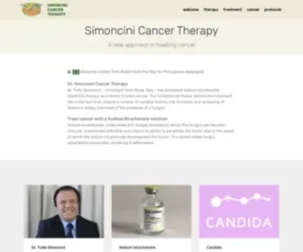 Curenaturalicancro.com(Simoncini Cancer Therapy) Screenshot