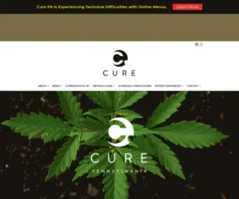 Curepenn.com(Cure Pennsylvania) Screenshot