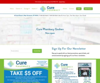 Curepharmacycare.com(Cure Pharmacy) Screenshot