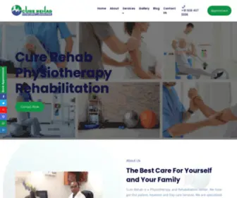 Curerehab.in(Cure Rehab Physiotherapy And Rehabilitation Centre) Screenshot