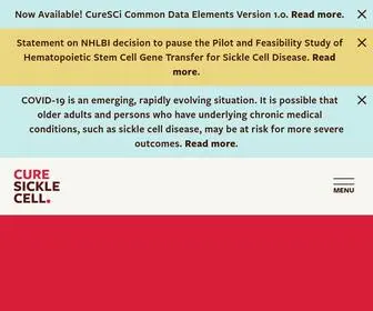 Curesickle.org(Cure Sickle Cell Initiative) Screenshot