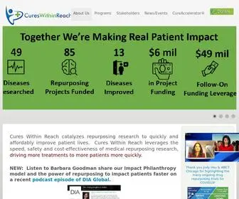 Cureswithinreach.org(Cures Within Reach) Screenshot